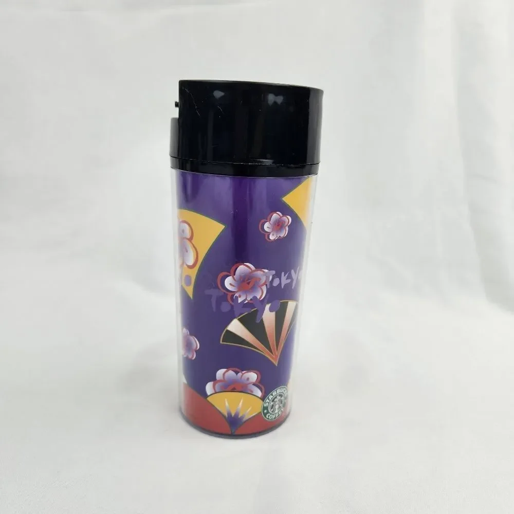 ☕️RARE Vintage Starbucks 1998 Tokyo Acrylic 12oz Travel Tumbler